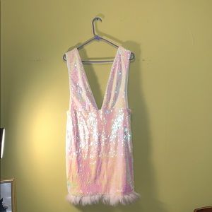 Sassy and Flashy Sequin Mini Dress
